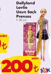 GOKİDY OYUNCAK DOLLYLAND LOVLİE UZUN SAÇLI PRENSES